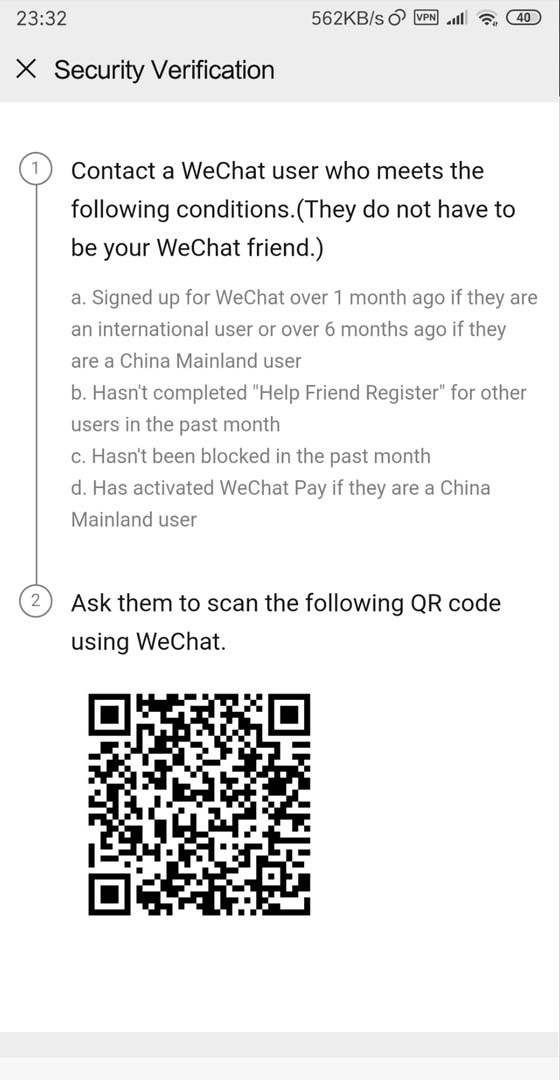 Cómo verificar una cuenta en la aplicación WeChat